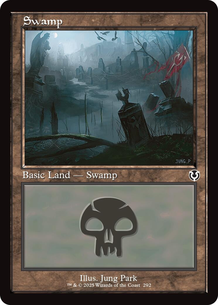 Image for Swamp (292) (Retro Frame) (292) (Innistrad Remastered) - Magic: The Gathering