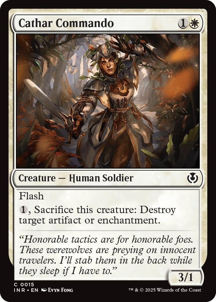Image for Cathar Commando (15) (Innistrad Remastered) - Magic: The Gathering