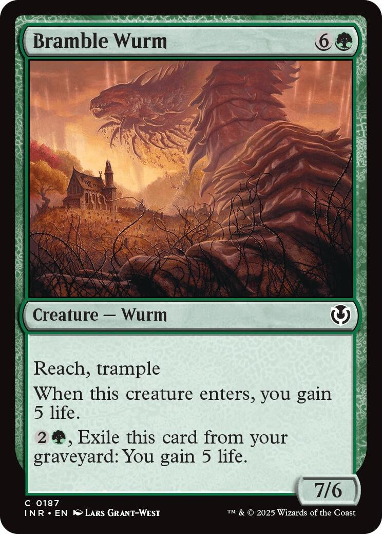 Image for Bramble Wurm (187) (Innistrad Remastered) - Magic: The Gathering