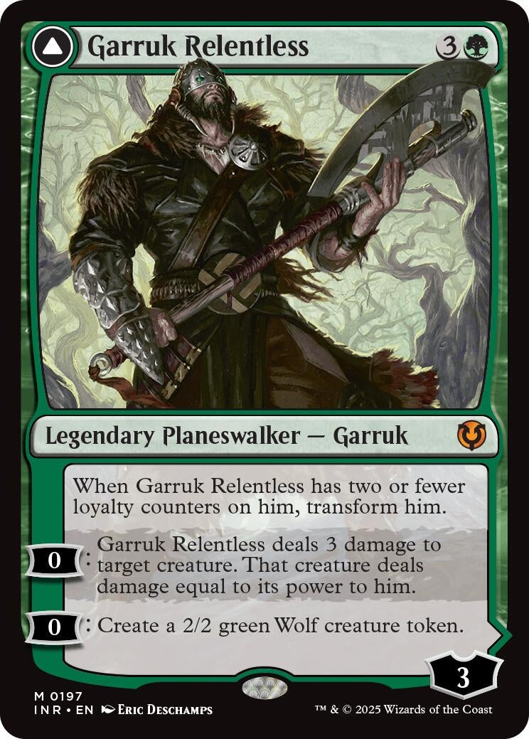 Image for Garruk Relentless (197) (Innistrad Remastered) - Magic: The Gathering