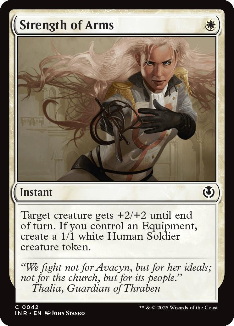 Image for Strength of Arms (42) (Innistrad Remastered) - Magic: The Gathering