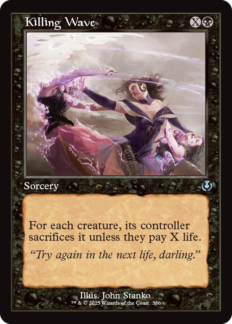 Image for Killing Wave (Retro Frame) (386) (Innistrad Remastered) - Magic: The Gathering