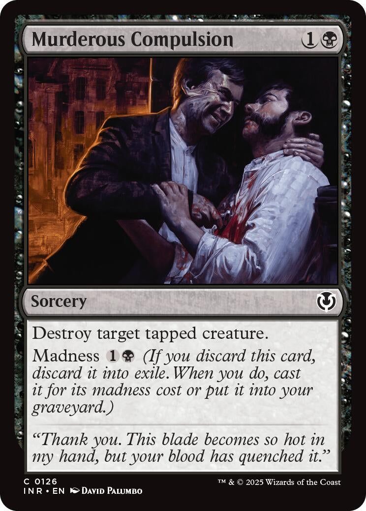 Image for Murderous Compulsion (126) (Innistrad Remastered) - Magic: The Gathering