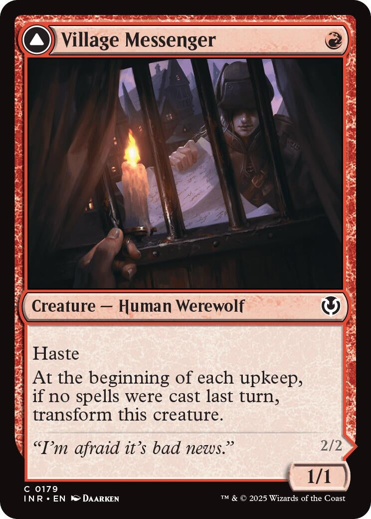 Image for Village Messenger (179) (Innistrad Remastered) - Magic: The Gathering