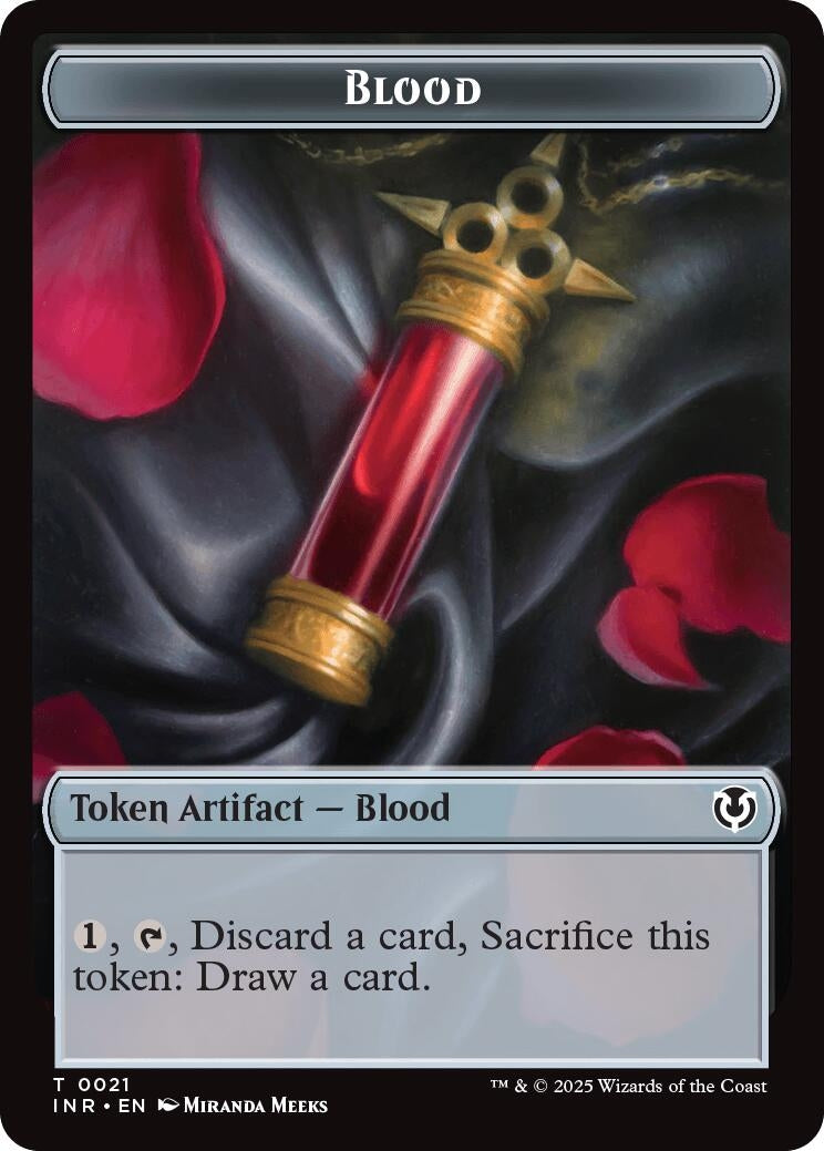 Image for Blood // Vampire (0007) Double-Sided Token (21 // 7) (Innistrad Remastered) - Magic: The Gathering