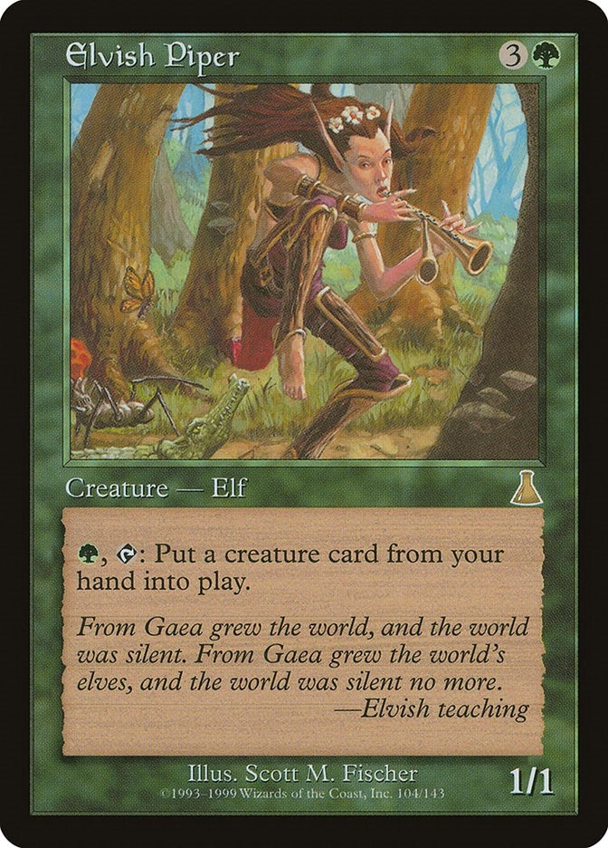 Image for Elvish Piper (104) (Urza's Destiny) - Magic: The Gathering