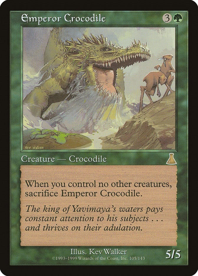 Image for Emperor Crocodile (105) (Urza's Destiny) - Magic: The Gathering