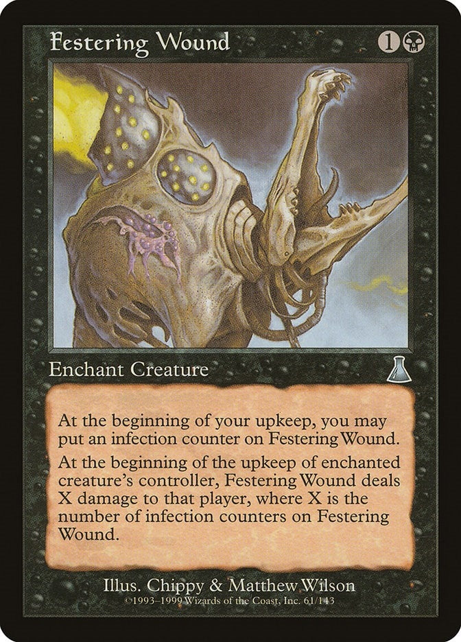 Image for Festering Wound (61) (Urza's Destiny) - Magic: The Gathering