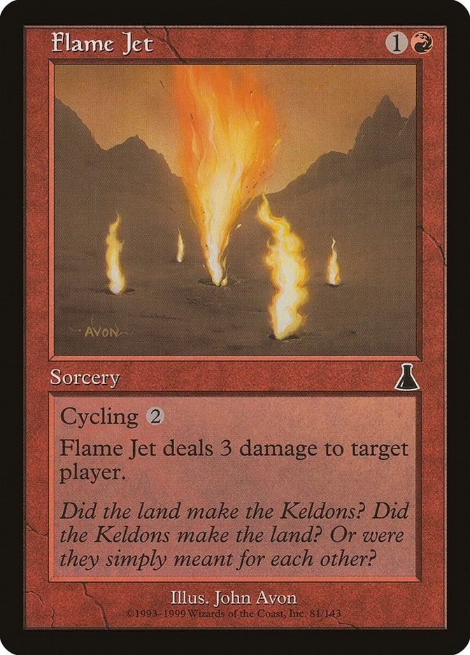 Image for Flame Jet (81) (Urza's Destiny) - Magic: The Gathering