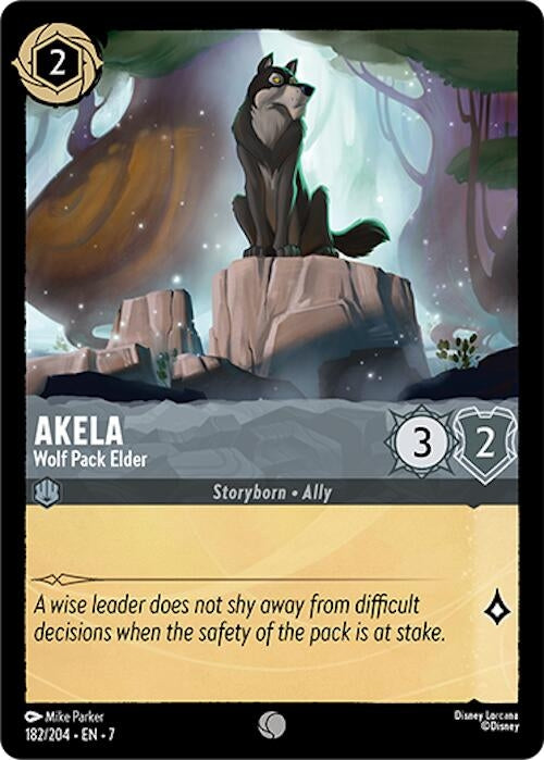 Akela - Wolf Pack Elder (182/204) (Archazia's Island)