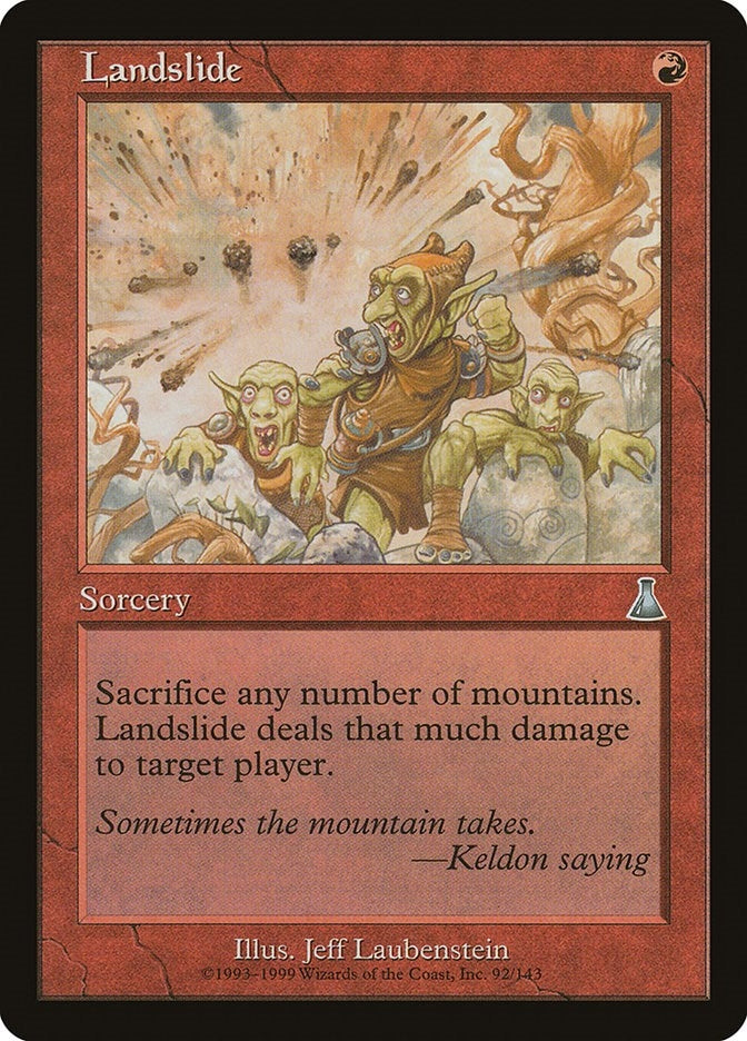 Image for Landslide (92) (Urza's Destiny) - Magic: The Gathering