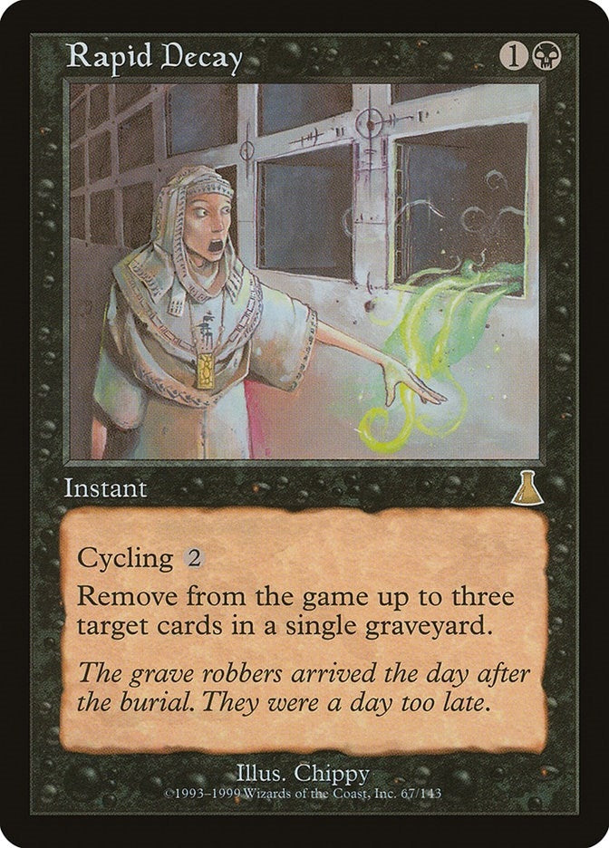 Image for Rapid Decay (67) (Urza's Destiny) - Magic: The Gathering