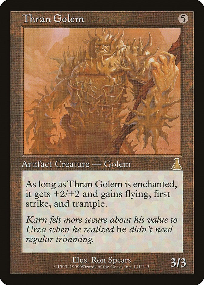Image for Thran Golem (141) (Urza's Destiny) - Magic: The Gathering