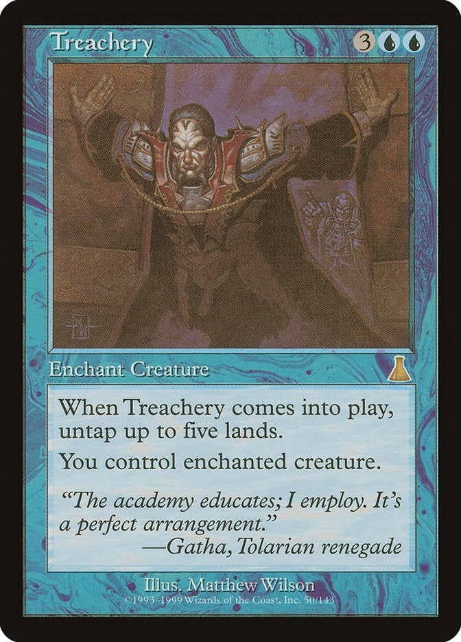 Image for Treachery (50) (Urza's Destiny) - Magic: The Gathering