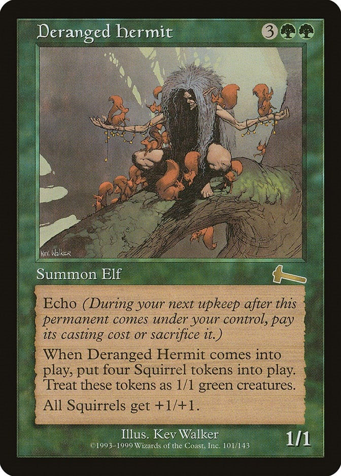 Deranged Hermit (101) (Urza's Legacy)