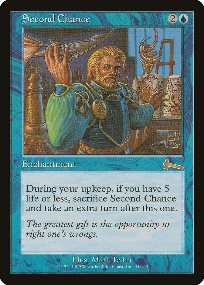 Image for Second Chance (41) (Urza's Legacy) - Magic: The Gathering
