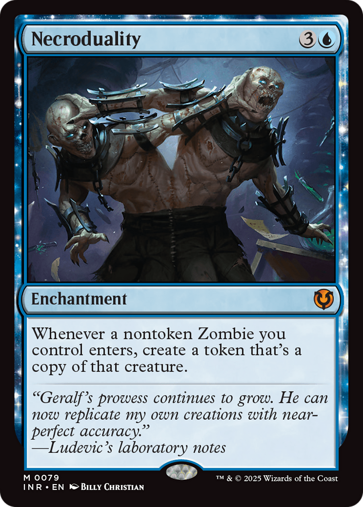 Necroduality (INR-079) - Innistrad Remastered: (enchantment) Foil