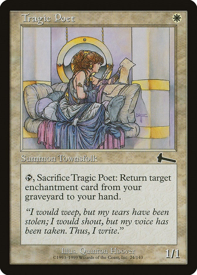 Image for Tragic Poet (24) (Urza's Legacy) - Magic: The Gathering