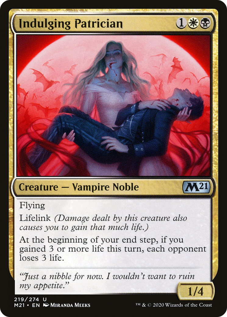 Indulging Patrician (M21-219) - Core Set 2021 Foil