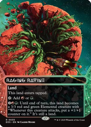 Raging Ravine (0035) (Borderless) (35) (EOS)