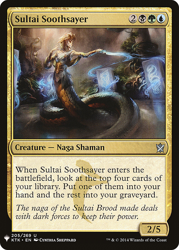 Sultai Soothsayer (205) (LIST)