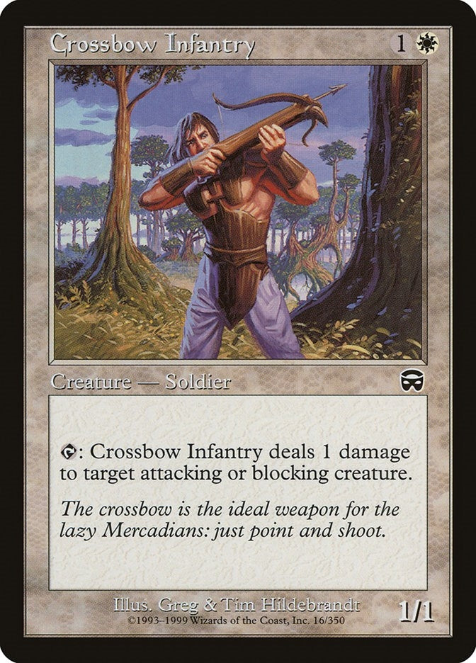 Crossbow Infantry (16) (Mercadian Masques)