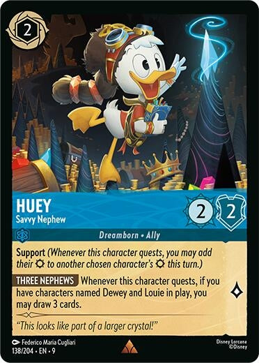 Huey - Savvy Nephew (138/204) (Fabled)