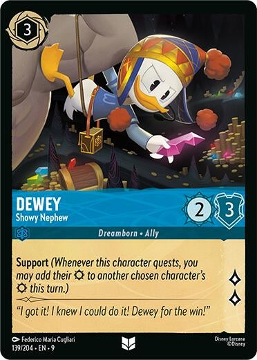 Dewey - Showy Nephew (139/204) (Fabled)