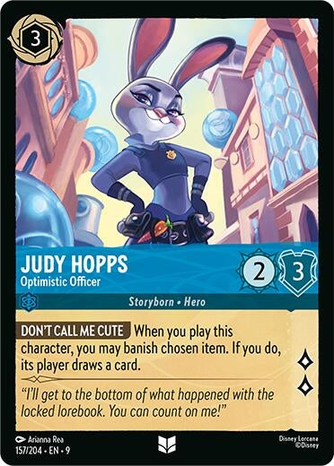 Judy Hopps - Optimistic Officer (157/204) (Fabled)