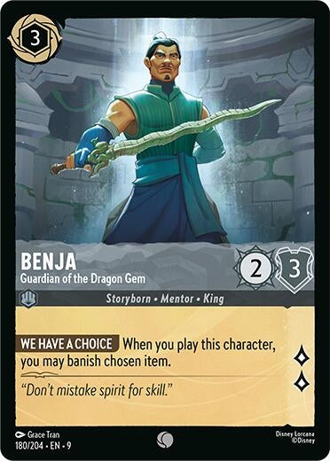 Benja - Guardian of the Dragon Gem (180/204) (Fabled)