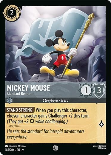 Mickey Mouse - Standard Bearer (185/204) (Fabled)