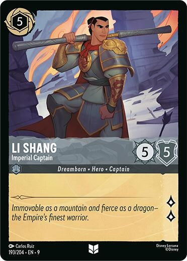 Li Shang - Imperial Captain (193/204) (Fabled)