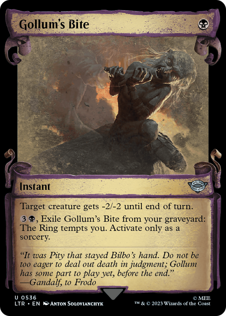 Gollum's Bite (Showcase Scrolls) (536) (LTR)