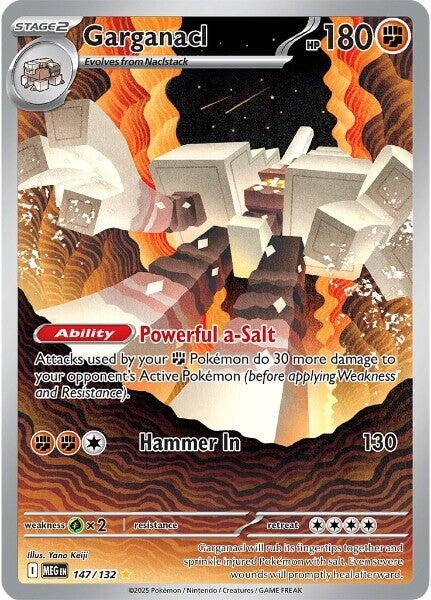 Image for Garganacl (147/132) (ME01: Mega Evolution) - Pokemon