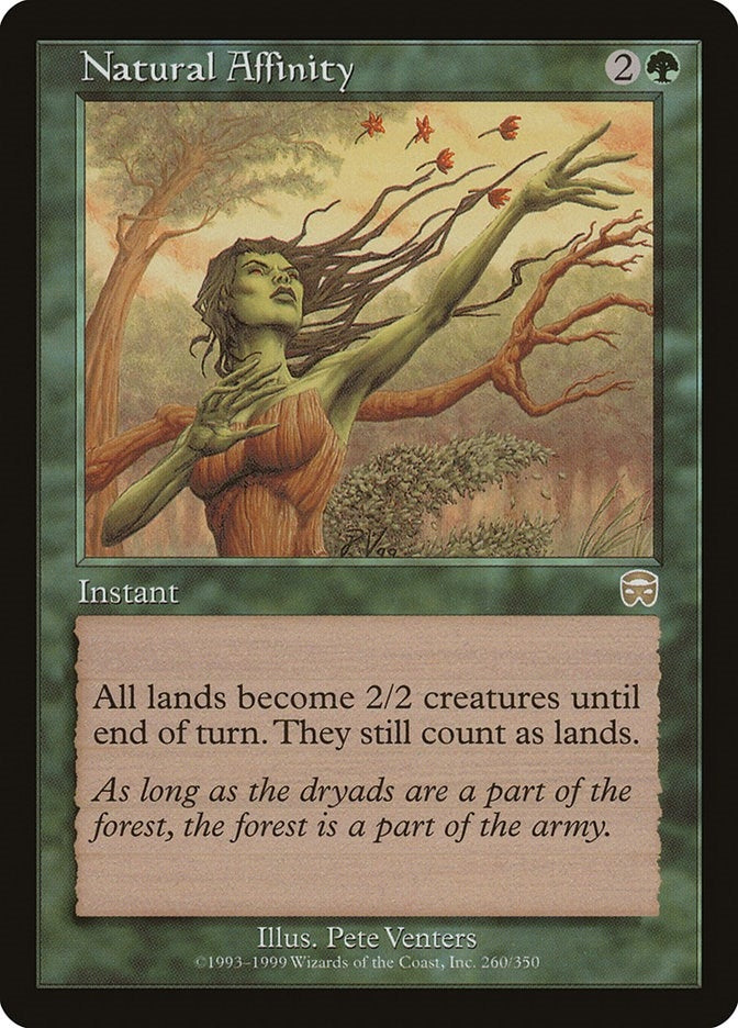 Image for Natural Affinity (260) (Mercadian Masques) - Magic: The Gathering