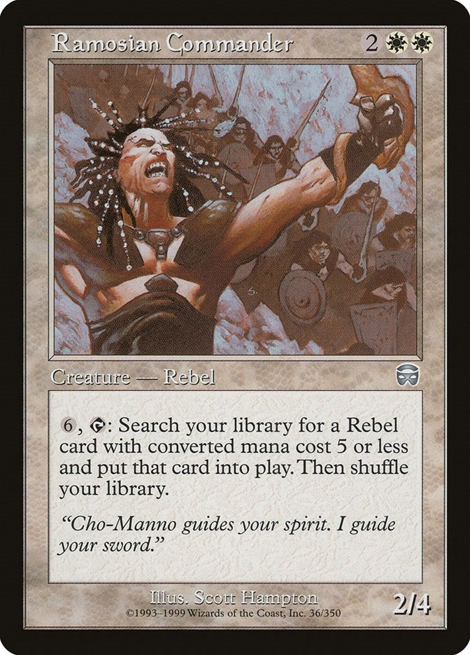 Image for Ramosian Commander (36) (Mercadian Masques) - Magic: The Gathering