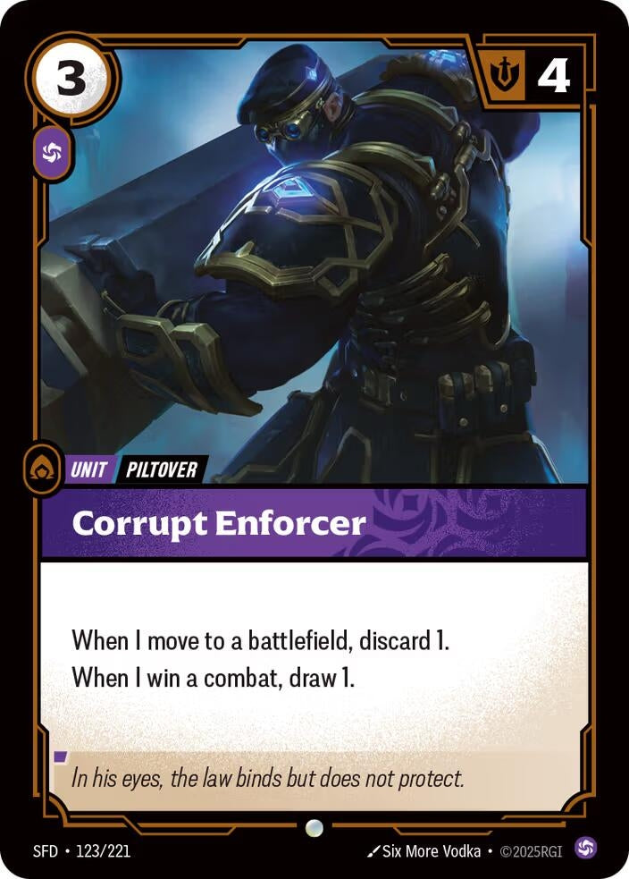 Corrupt Enforcer (123/221) (Spiritforged)