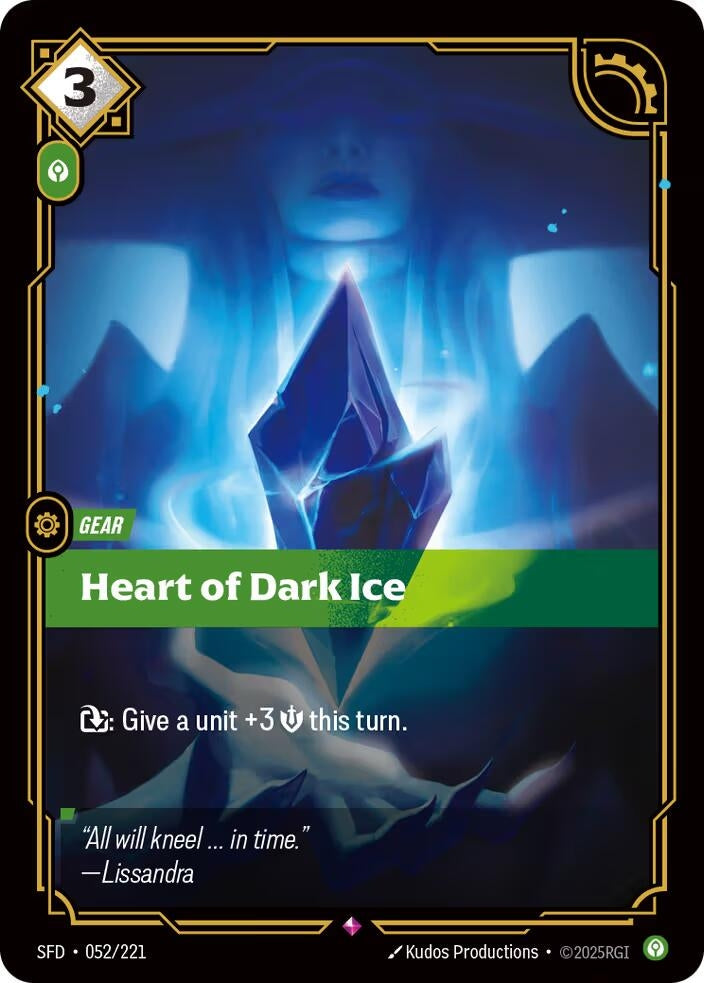 Heart of Dark Ice (052/221) (Spiritforged)