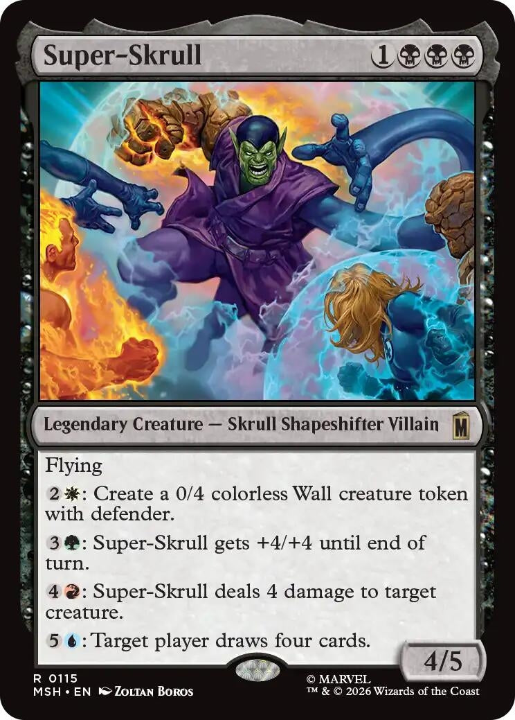 Image for Super-Skrull (115) (Marvel Super Heroes) - Magic: The Gathering