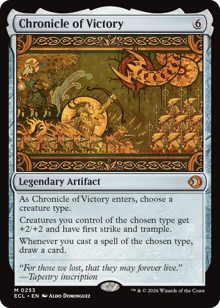 Image for Chronicle of Victory (253) (Lorwyn Eclipsed) - Magic: The Gathering