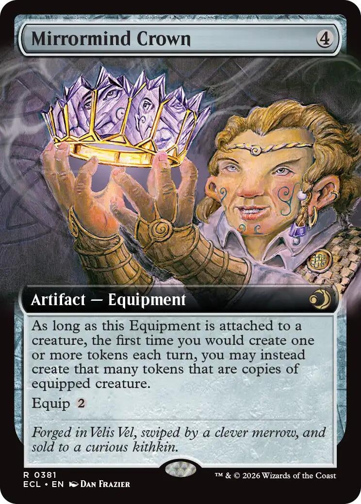 Mirrormind Crown (Extended Art) (381) (Lorwyn Eclipsed)