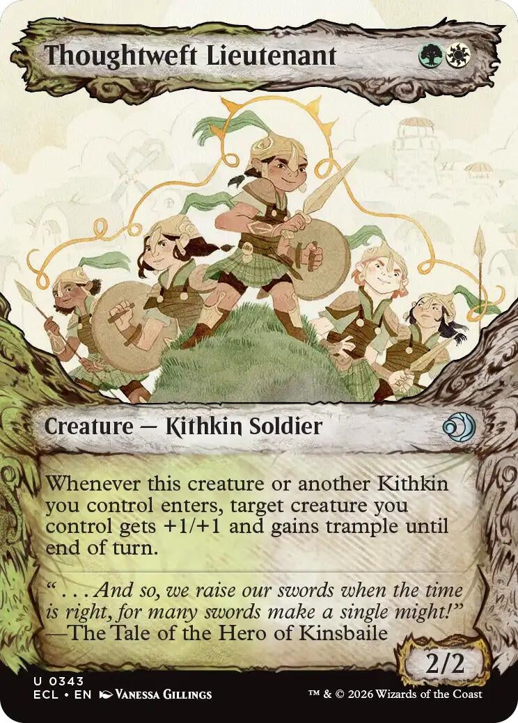 Thoughtweft Lieutenant (Showcase) (343) (Lorwyn Eclipsed)