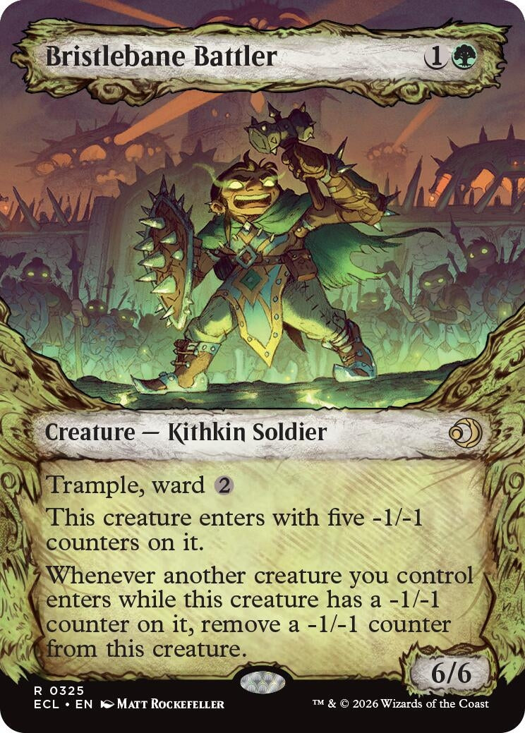 Bristlebane Battler (Showcase) (325) (Lorwyn Eclipsed)