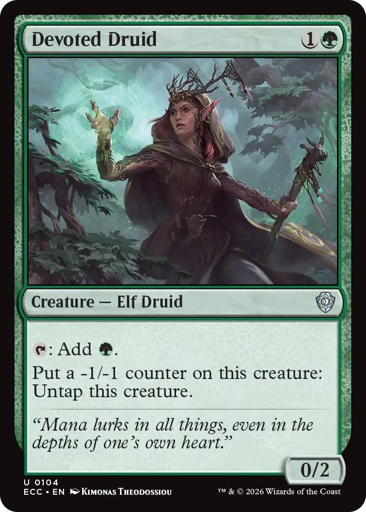 Devoted Druid (104) (Lorwyn Eclipsed)