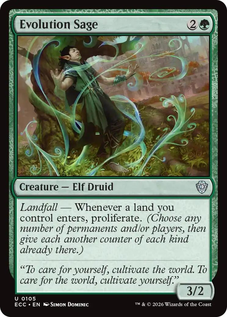 Evolution Sage (105) (Lorwyn Eclipsed)