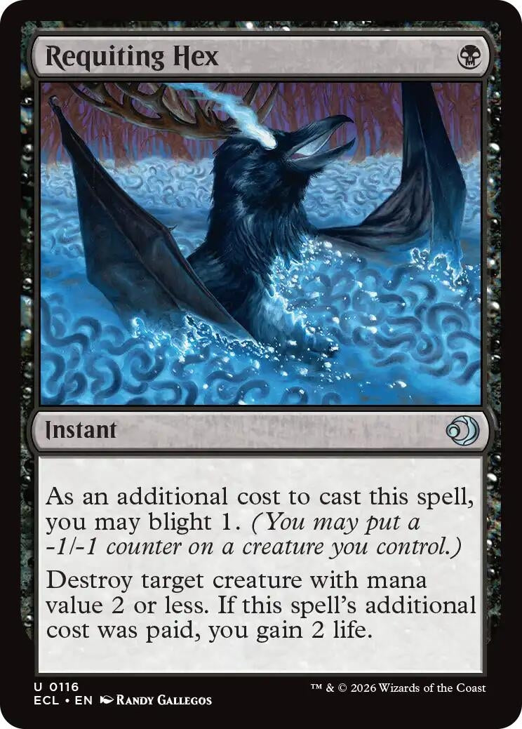 Image for Requiting Hex (116) (Lorwyn Eclipsed) - Magic: The Gathering