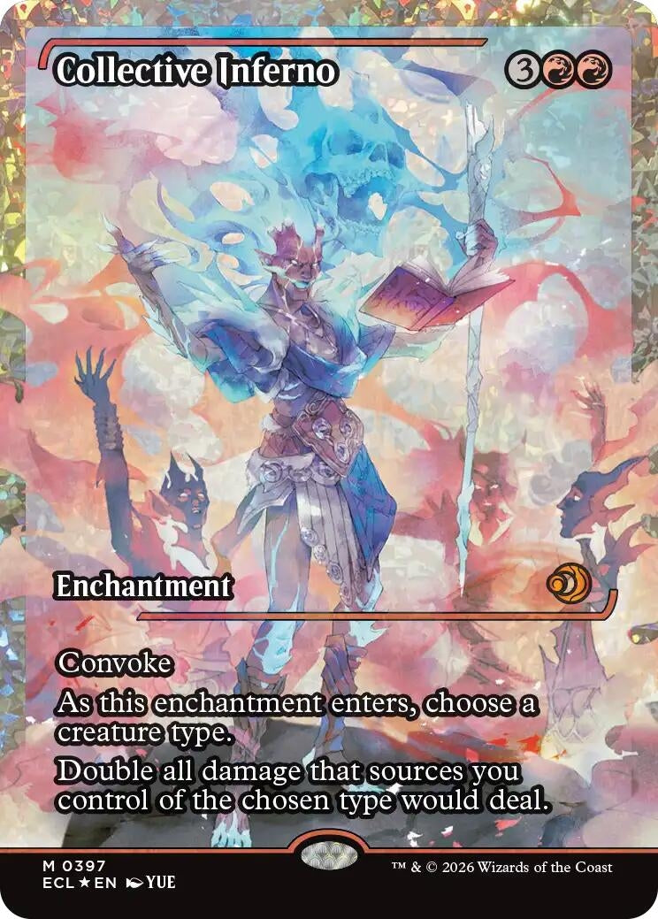 Collective Inferno (Showcase) (Fracture Foil) (Lorwyn Eclipsed)