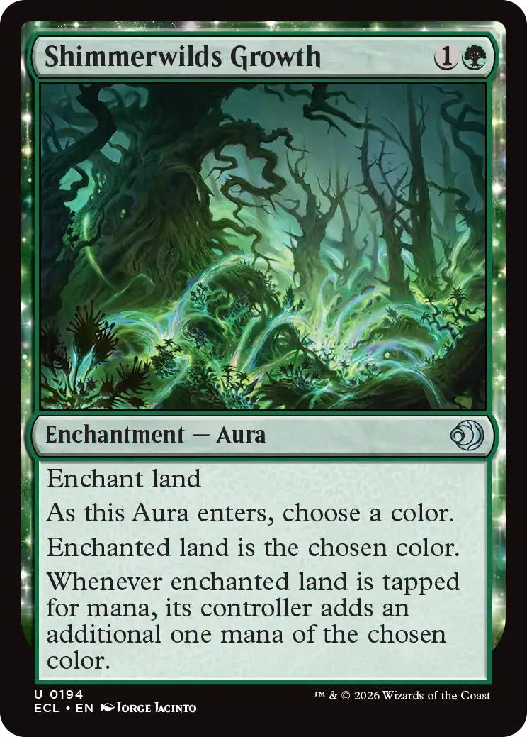 Image for Shimmerwilds Growth (Lorwyn Eclipsed) - Magic: The Gathering