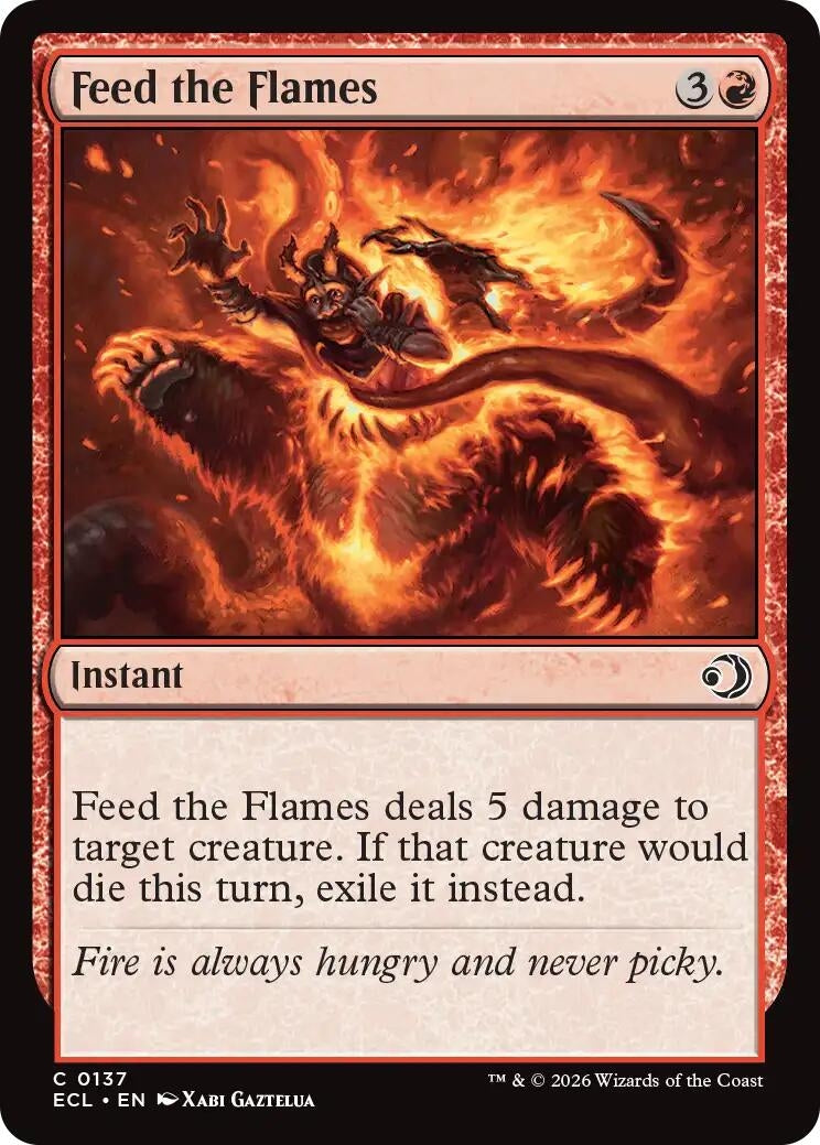 Feed the Flames (137) (Lorwyn Eclipsed)