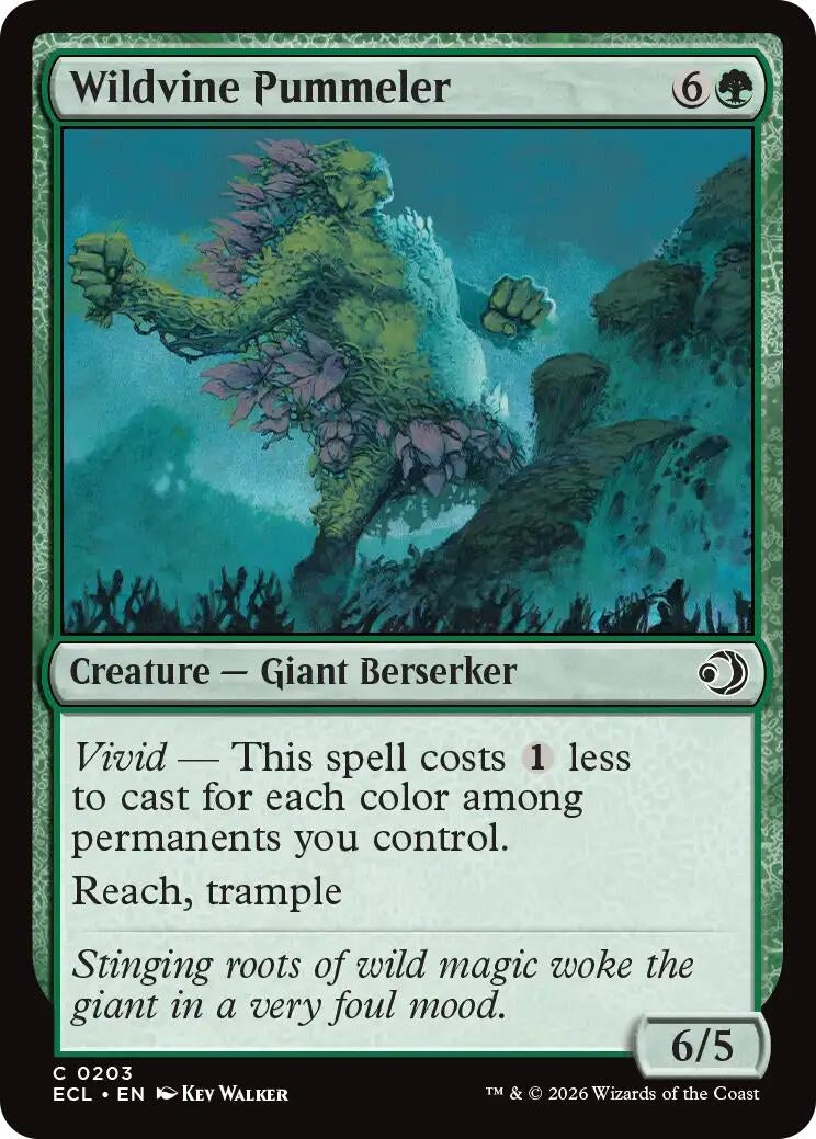 Image for Wildvine Pummeler (203) (Lorwyn Eclipsed) - Magic: The Gathering